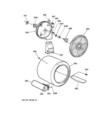 Diagram for DNXR473GW3WW