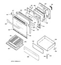 Diagram for 4 - Door & Drawer Parts