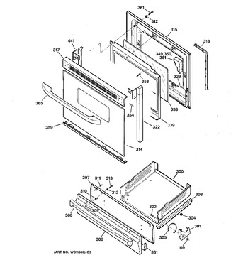 Diagram for JGBS23WEA3WW