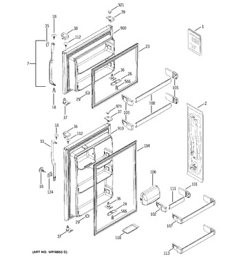 Diagram for GTS18YBMARWW