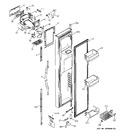 Diagram for 1 - Freezer Door