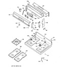 Diagram for 2 - Control Panel & Cooktop