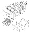 Diagram for 4 - Door & Drawer Parts