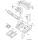 Diagram for 2 - Control Panel & Cooktop