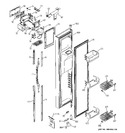 Diagram for 1 - Freezer Door