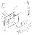 Diagram for 1 - Freezer Door