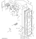 Diagram for 1 - Freezer Door