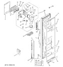 Diagram for 1 - Freezer Door