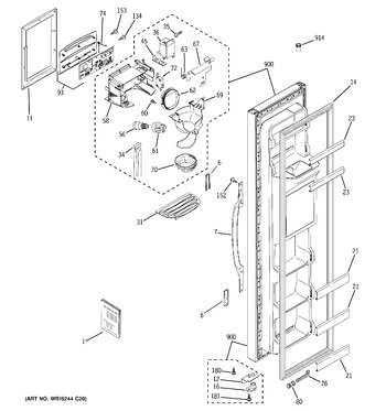 Diagram for HSS25GDPCWW