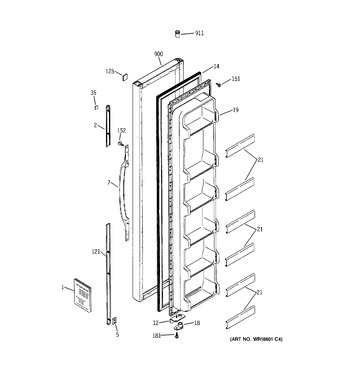 Diagram for GSA22KBMDFWW