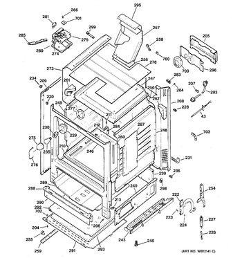 Diagram for JGBP40WEH1WW