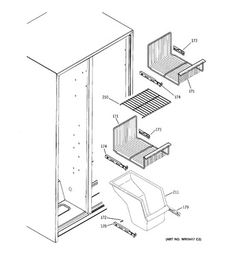 Diagram for ESH25XGRACC