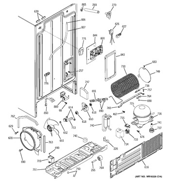 Diagram for ESH25XGRAWW