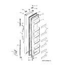 Diagram for 3 - Freezer Door