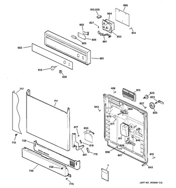 Diagram for ADW1000K00WW