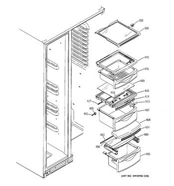 Diagram for GSF25XGRAWW