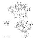 Diagram for 2 - Control Panel & Cooktop