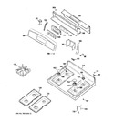 Diagram for 2 - Control Panel & Cooktop