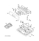 Diagram for 2 - Control Panel & Cooktop
