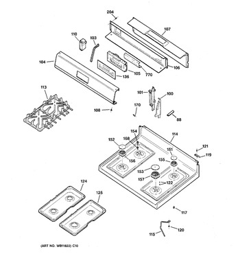 Diagram for JGBP83WEH1WW