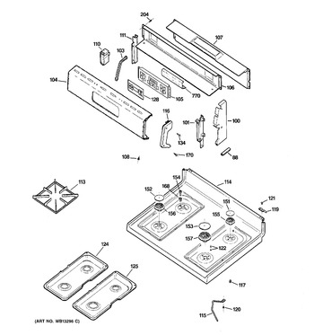 Diagram for RGB745WEH3WW