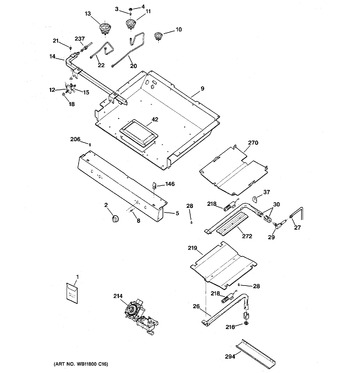 Diagram for JGBP40WEH3WW