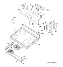 Diagram for 1 - Control Panel & Cooktop