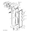 Diagram for 1 - Freezer Door