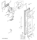 Diagram for 1 - Freezer Door