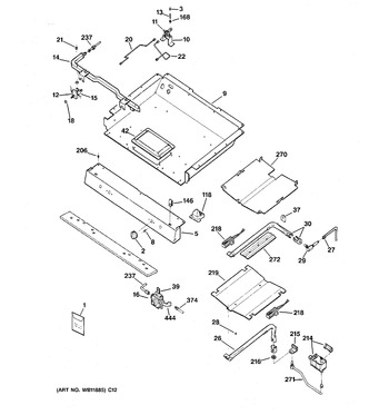 Diagram for JGB915CEF1CC