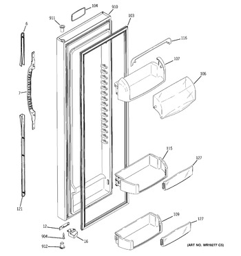 Diagram for ESF25LGRDBB