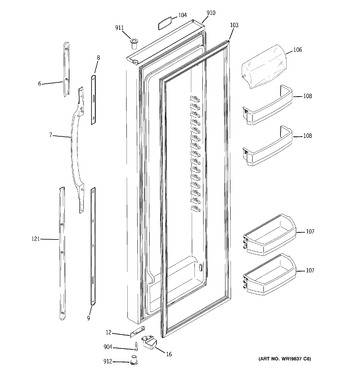 Diagram for ESS25XGSBWW