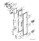 Diagram for 1 - Freezer Door