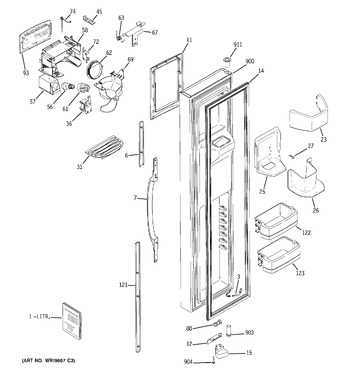 Diagram for GSF25XGREBB