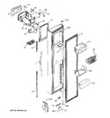 Diagram for 1 - Freezer Door