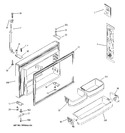 Diagram for 1 - Freezer Door