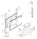 Diagram for 1 - Freezer Door