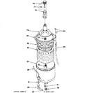 Diagram for 5 - Tub, Basket & Agitator