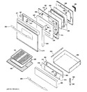 Diagram for 4 - Door & Drawer Parts