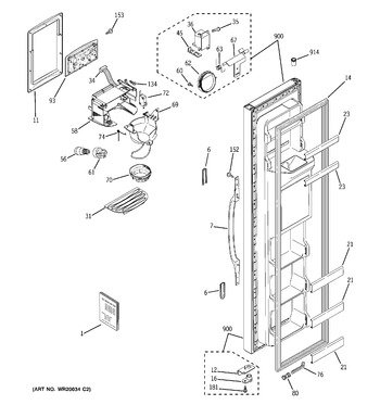 Diagram for HSS25GFTAWW