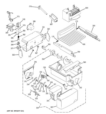 Diagram for PCE23YETAFWW