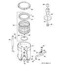 Diagram for 3 - Tub, Basket & Agitator