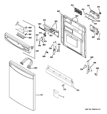 Diagram for PDW8612J01BB