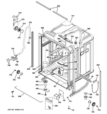 Diagram for PDW8612J01BB