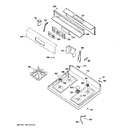 Diagram for 2 - Control Panel & Cooktop