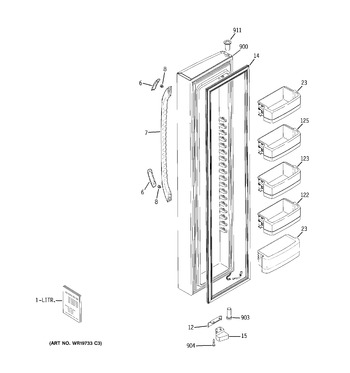 Diagram for GCE23LBTAFWW