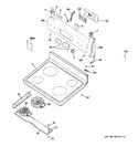 Diagram for 1 - Control Panel & Cooktop