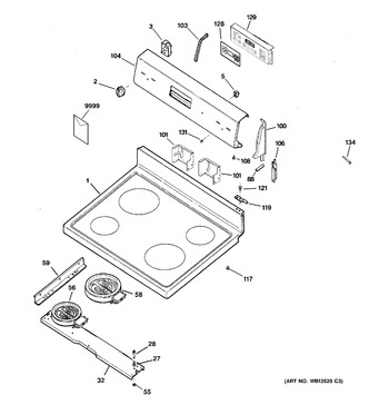 Diagram for JB600WK2WW