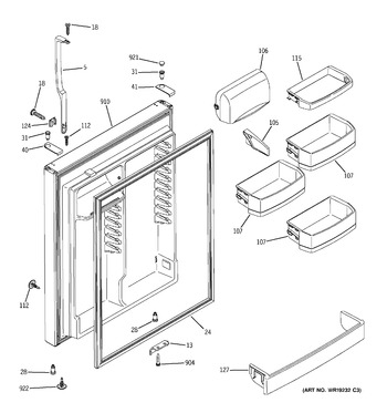 Diagram for GTE22JBTARWW