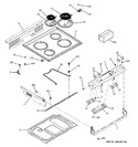 Diagram for 1 - Control Panel & Cooktop